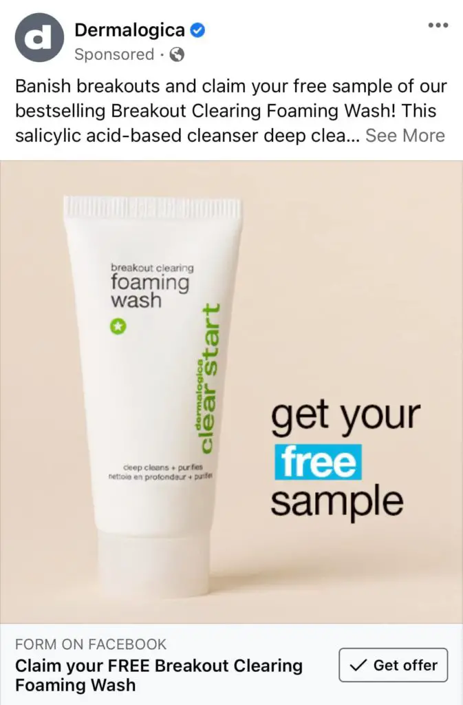 Dermalogica Breakout Clearing Foaming Wash sample