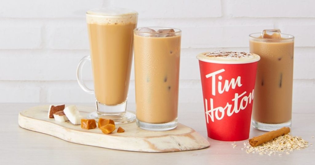 Free Tim Hortons Drinks vegan latte