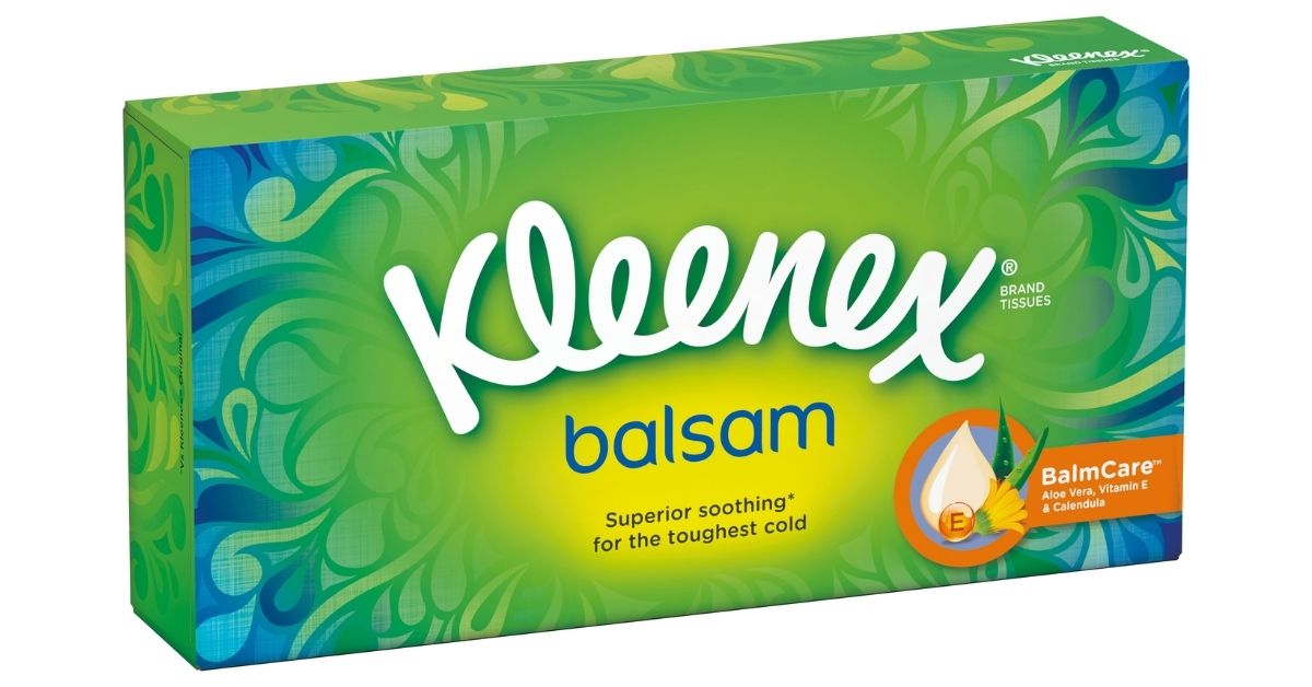 kleenex tissues sample pack balsam