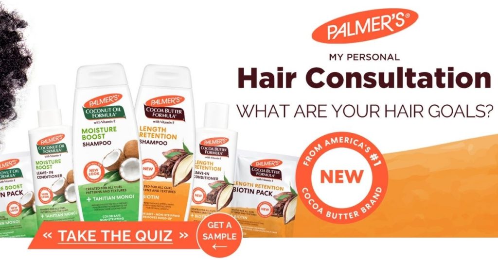 Free Palmers Hair Products samples