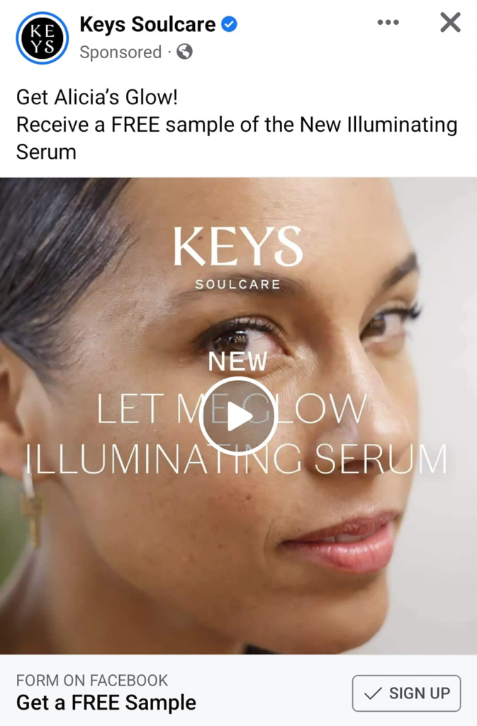 Keys Soulcare serum sample