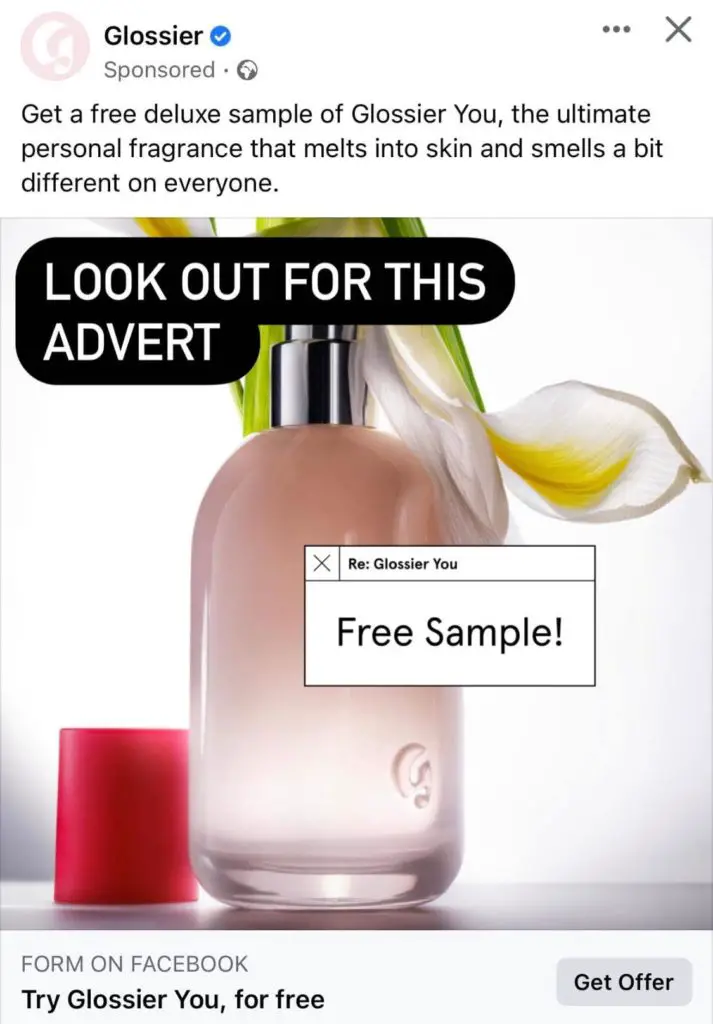 Glossier You Perfume sample