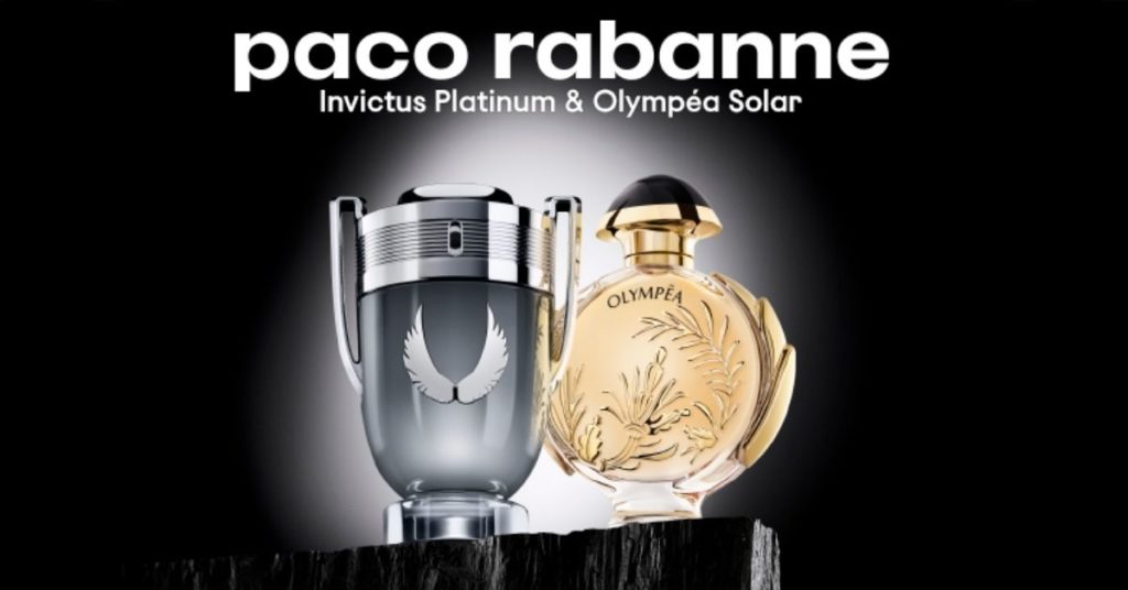Paco Rabanne Olympea Solar or Invictus Platinum perfume sample