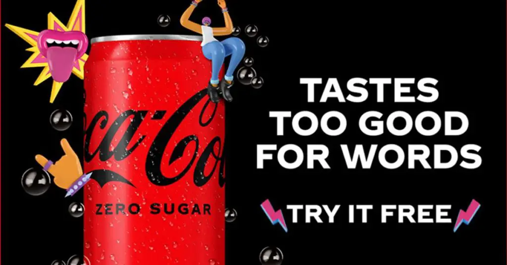 Free Bottle of Coca-Cola Zero