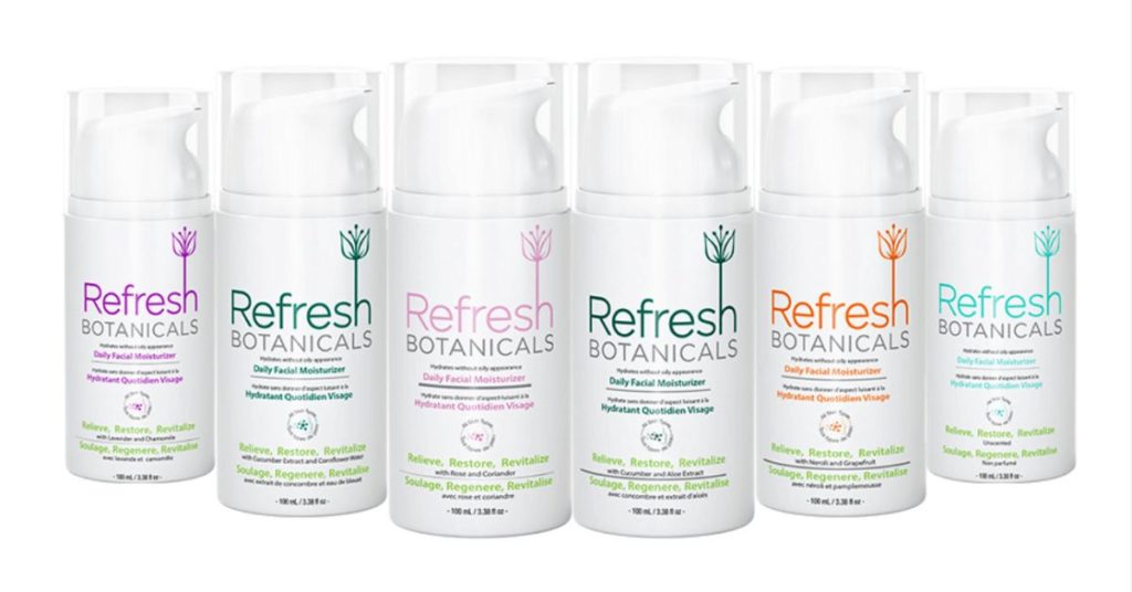 Refresh Botanicals Organic Skincare samples