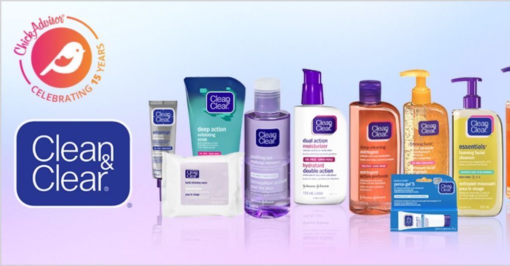Free Clean & Clear Skincare products