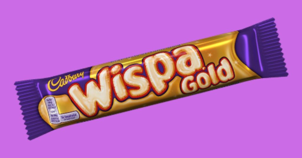 Cadbury Wispa Gold Salted Caramel Bar sample
