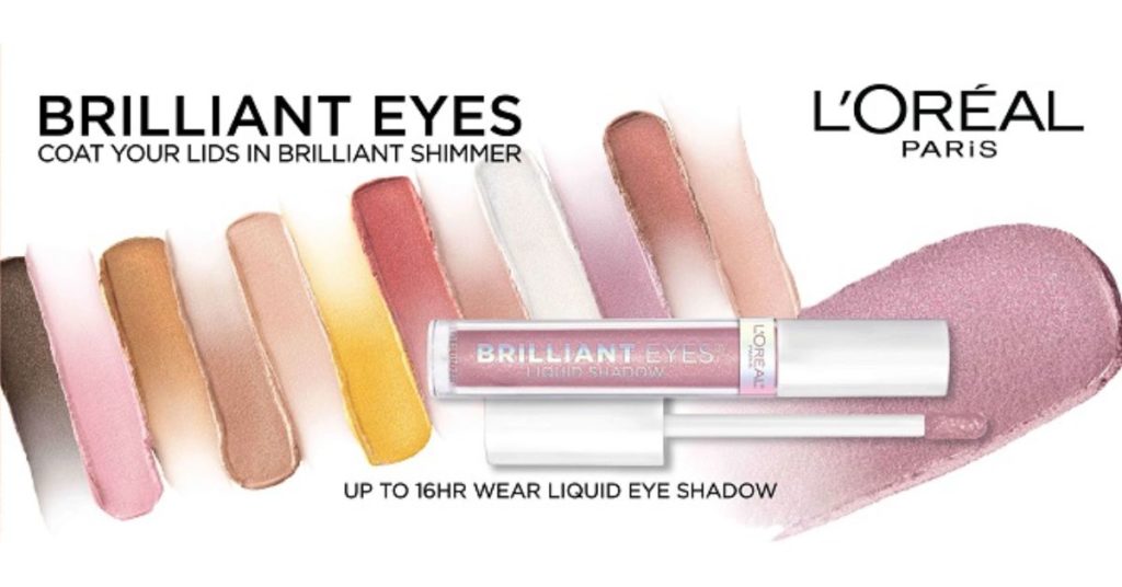 L’Oreal Brilliant Eyes liquid eye shadow sample