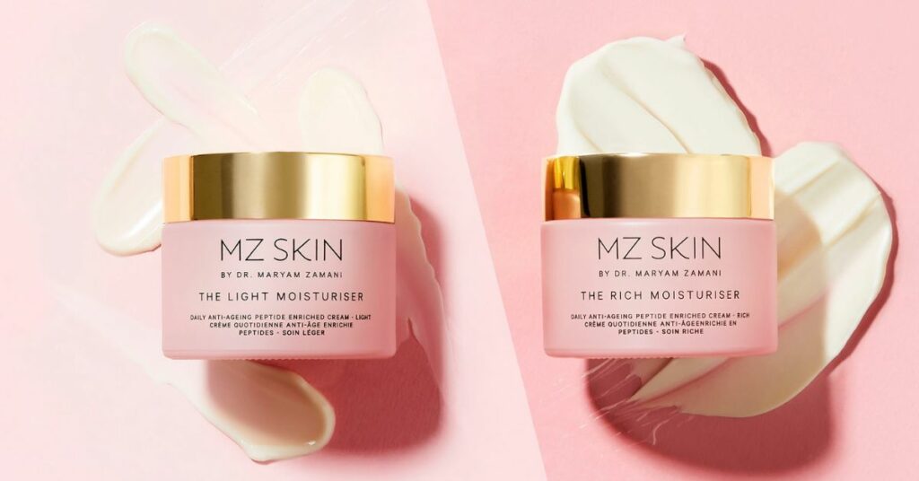 MZ Skin Moisturiser sample
