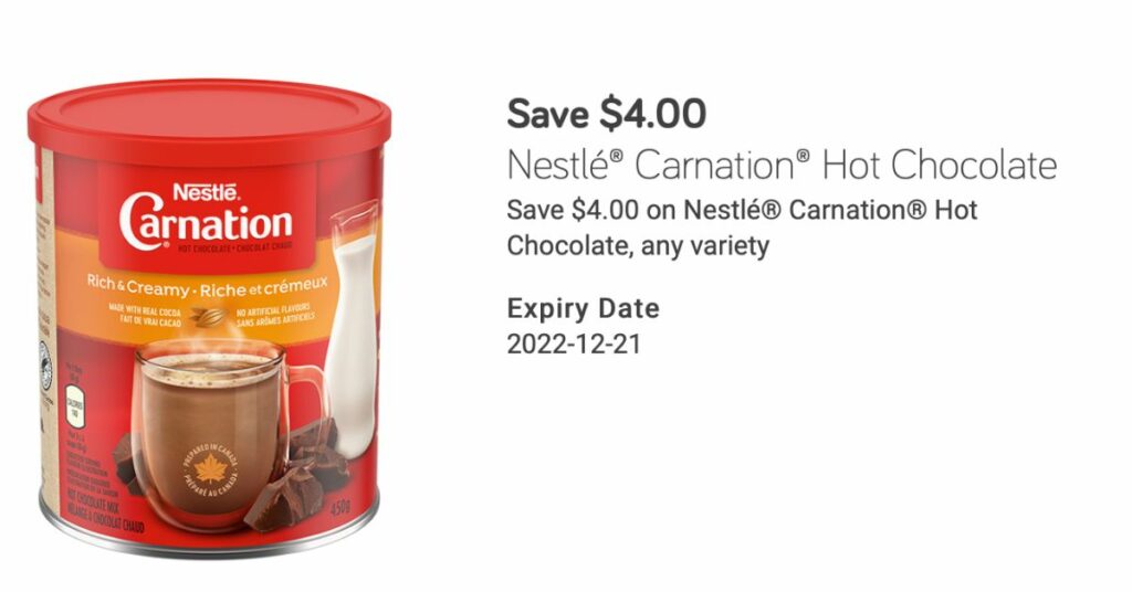 Carnation Hot Chocolate Coupon