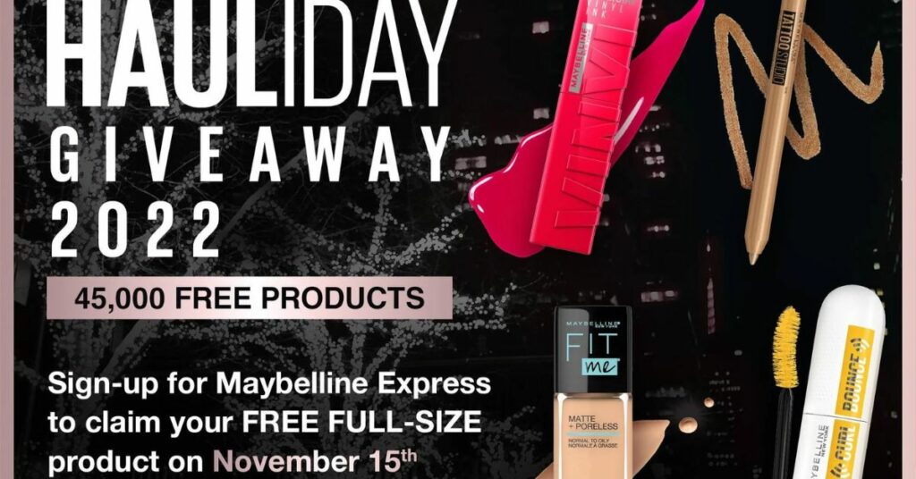 Maybelline Express - Free Maybelline Products