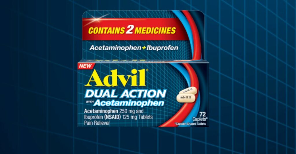advil dual action sample