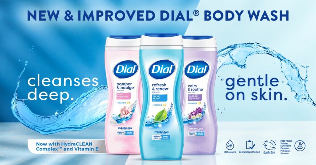 Dial Body Wash sample