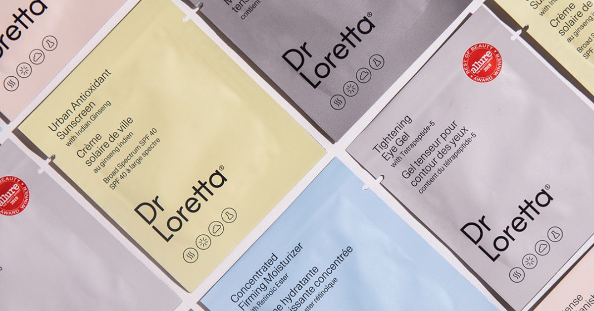 Dr Loretta Skincare products sample