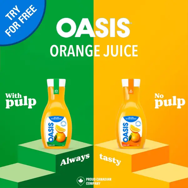 Free Oasis Orange Juice Shopper Army