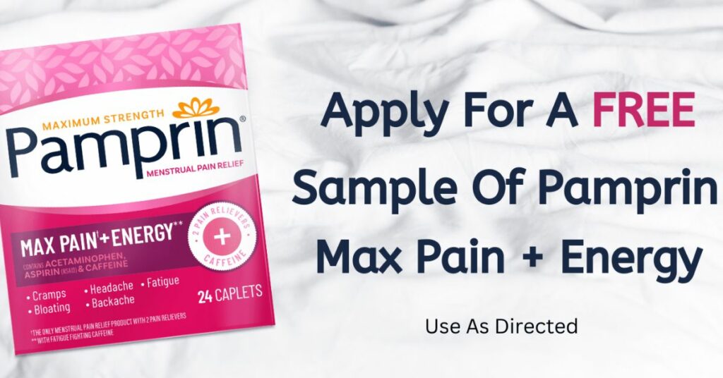 Pamprin Max Pain + Energy sample