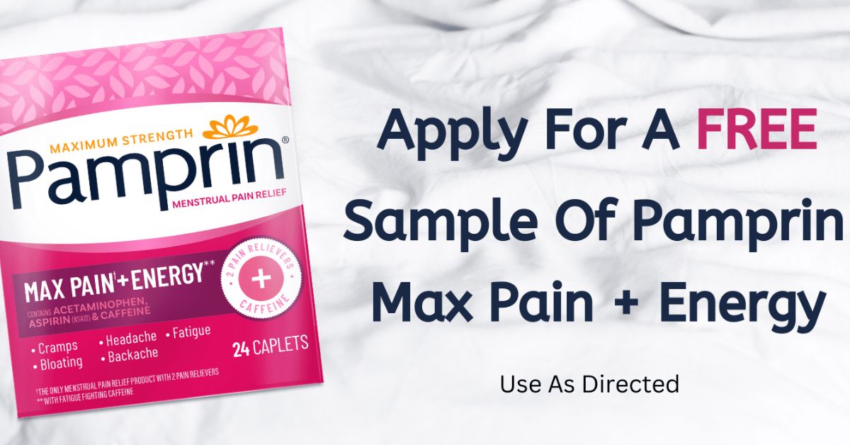 Pamprin Max Pain + Energy sample