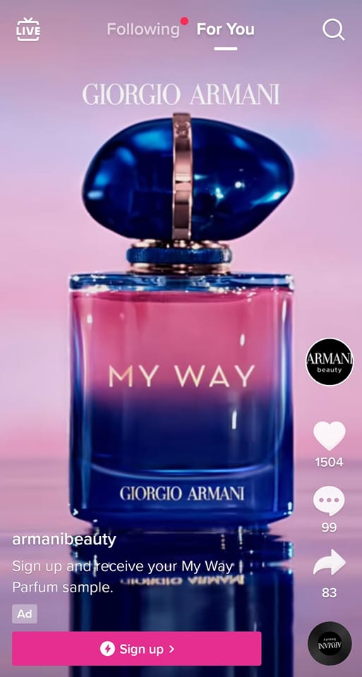 Armani-My-Way-Perfume-samples-TikTok