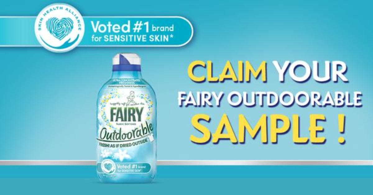 Fairy Non Bio Outdoorable sample