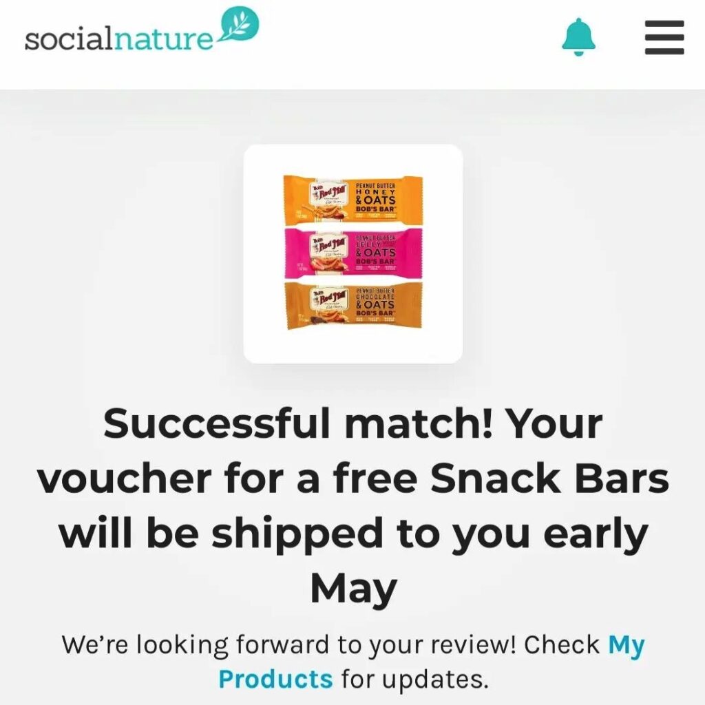 Free Bob's Red Mill Snack Bars Social Nature