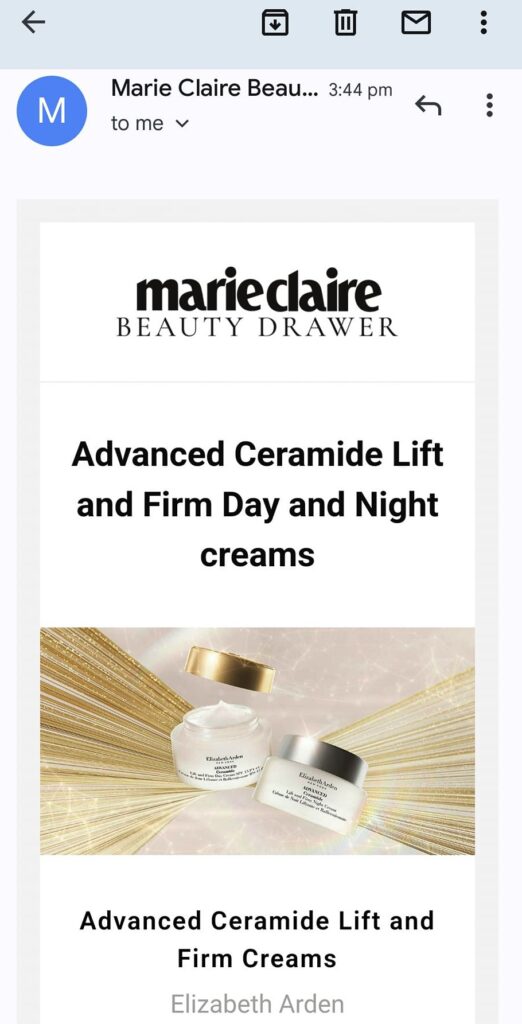 Free Elizabeth Arden Advanced Ceramide Lift & Firm Creams Marie Claire