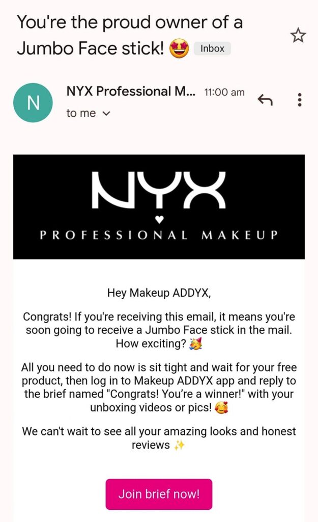 NYX Makeup ADDYX Community - Free NYX Face Stick