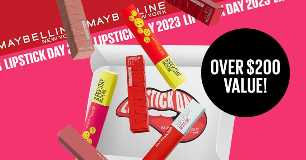 Free Maybelline Super Stay Lip Kit Sweepstakes