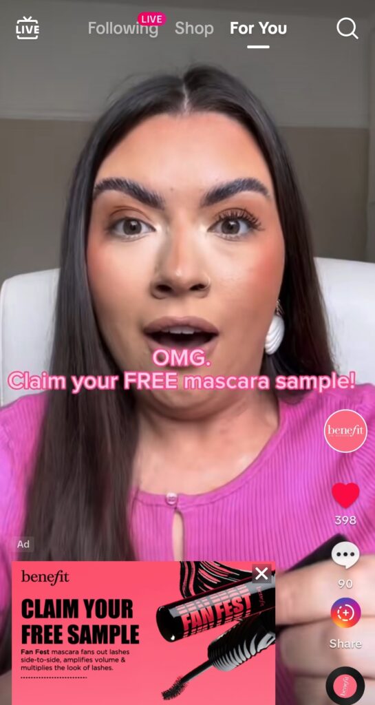 Benefit Fan Fest Mascara sample - Get me FREE Samples