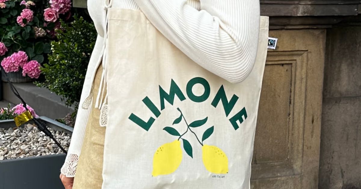 Free ASK Italian Tote Bag Limone