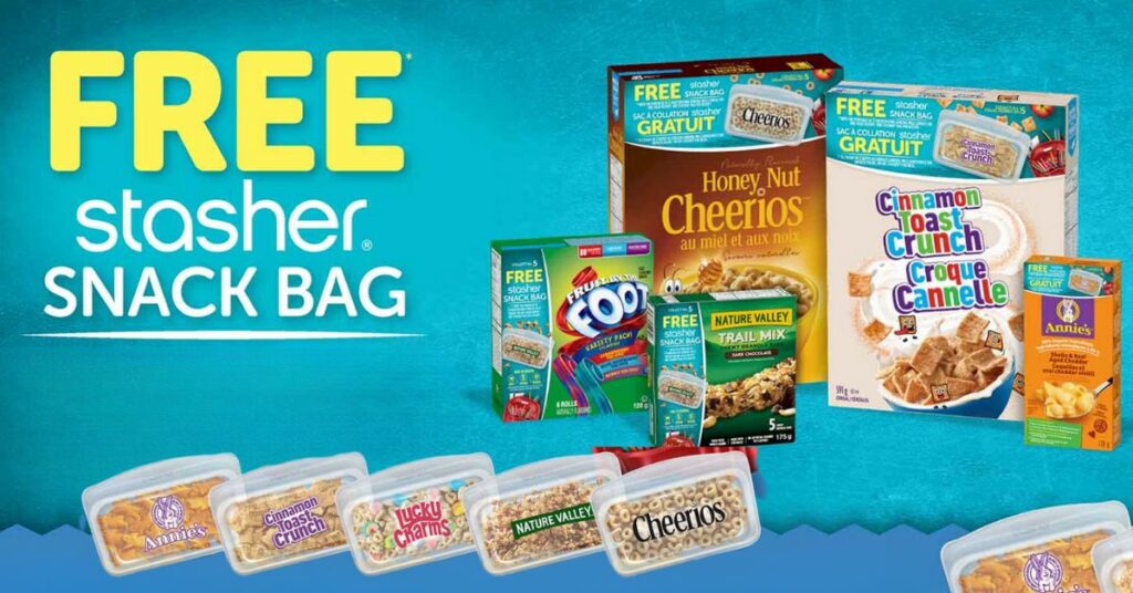 Free Stasher Snack Bag General Mills