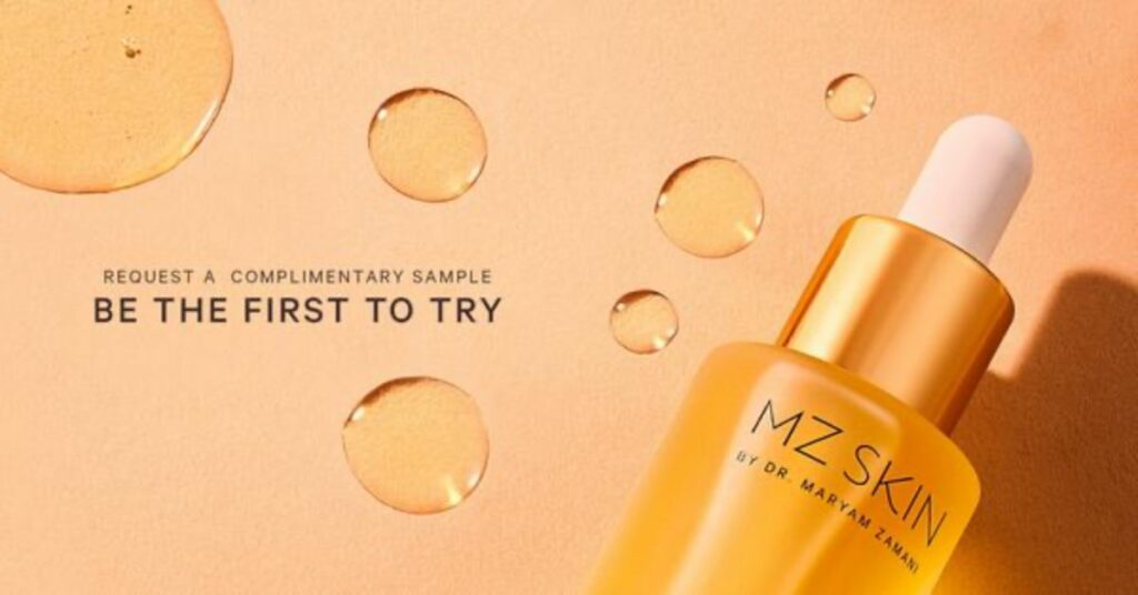 MZ Skin Reviving Facial Oil sample