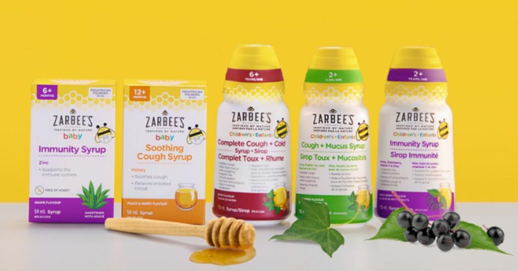 Free Zarbee’s Cough and Immunity Syrups