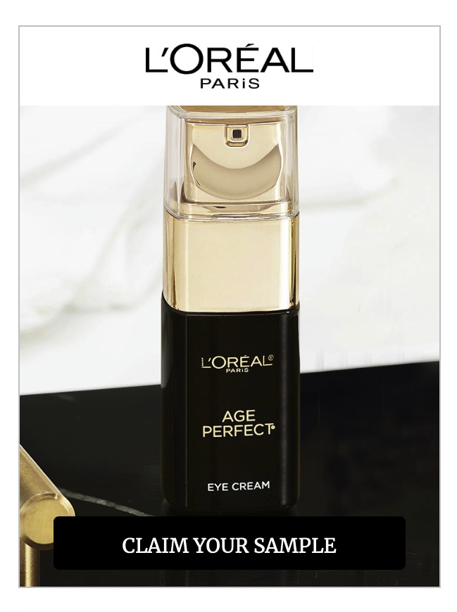 L'Oréal Age Perfect Cell Renewal Eye Cream sample SoPost