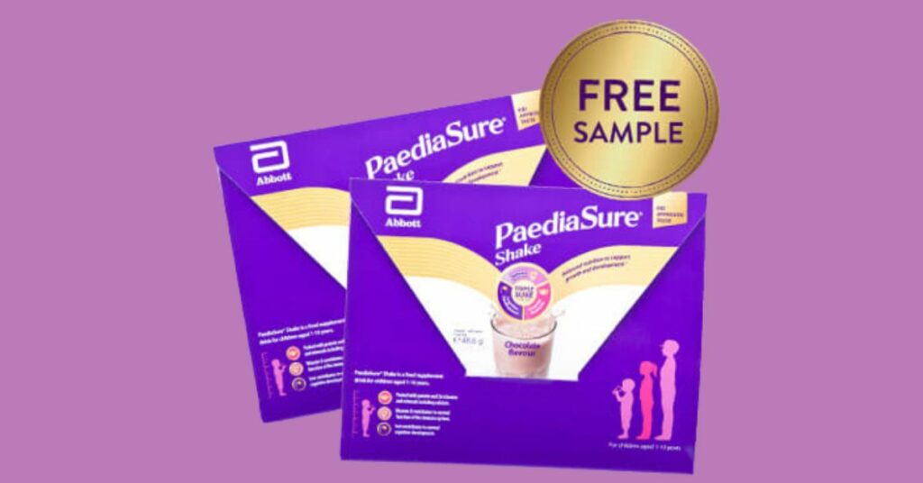 PaediaSure Shake samples & coupon