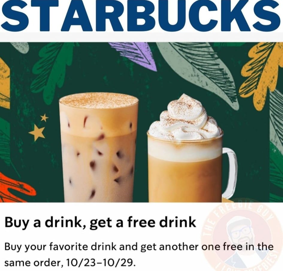 Starbucks BOGO Free Deal