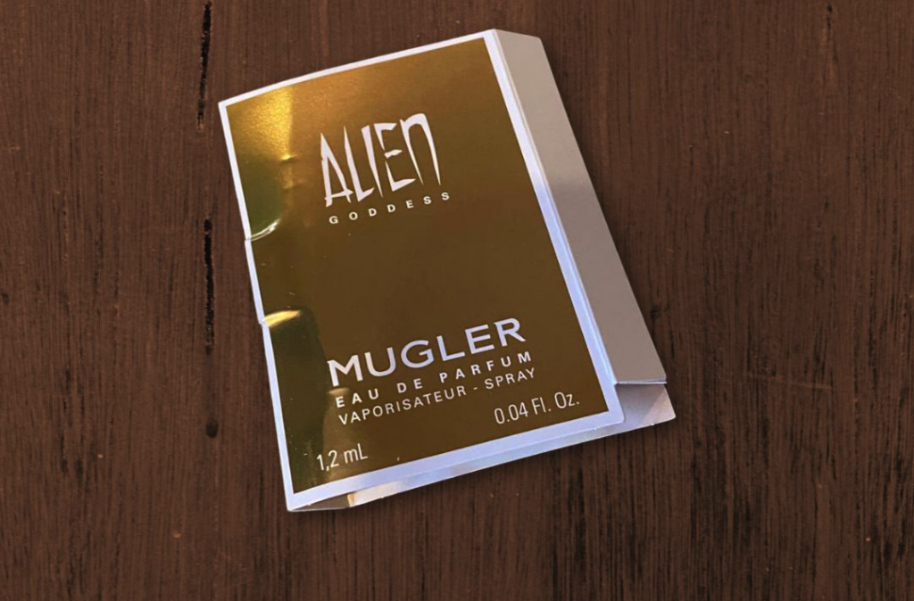 Mugler Alien Goddess sample received