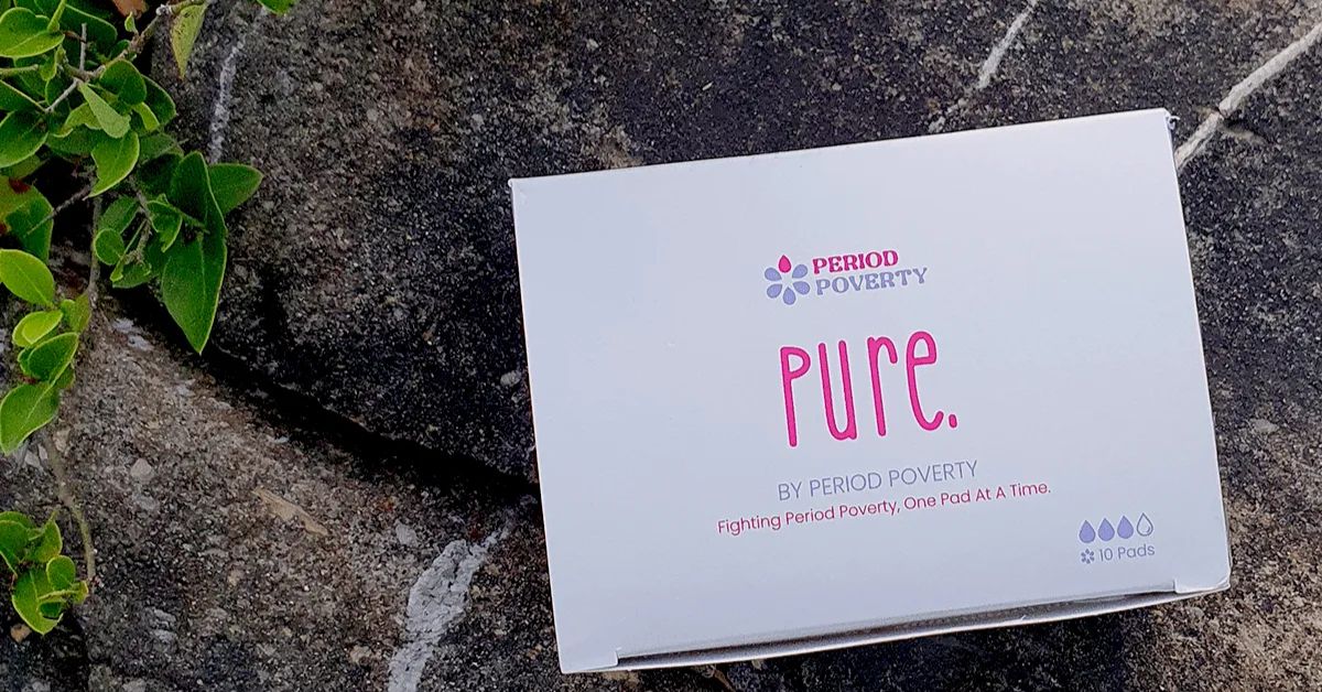 Period Poverty Pure Pads sample
