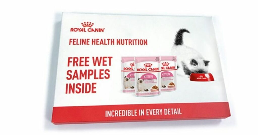 Royal Canin Kitten Food sample box