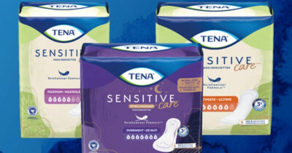 TENA Sensitive Care Pads sample kit