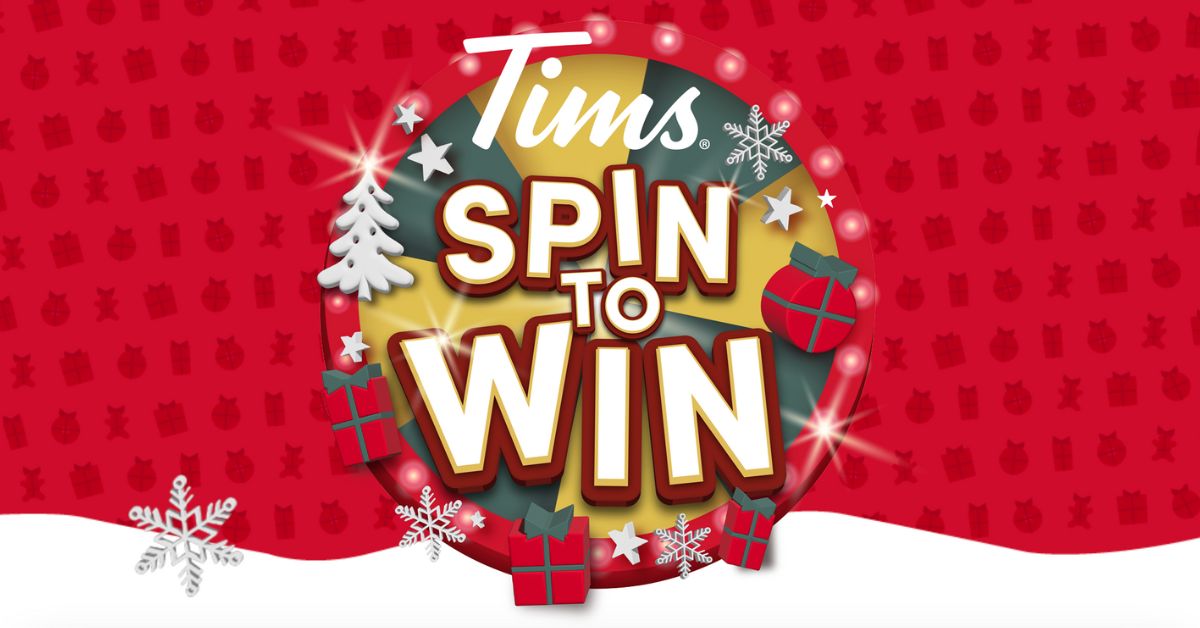 Tims Spin to Win Festive Game