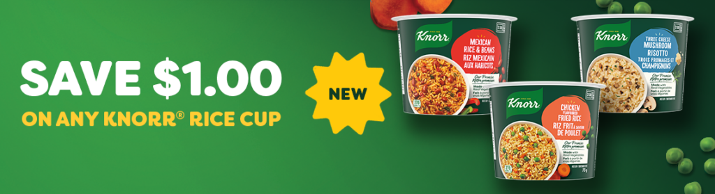 Unilever 12 Days of Savings Knorr Rice Cups Coupon