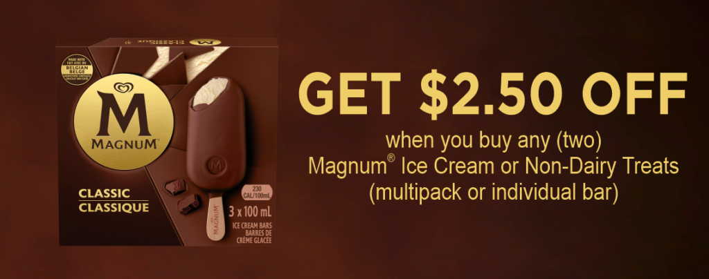 Unilever 12 Days of Savings Magnum Coupon