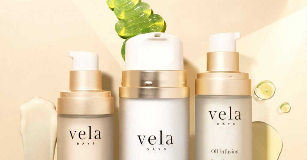 Vela Days Skincare sample pack