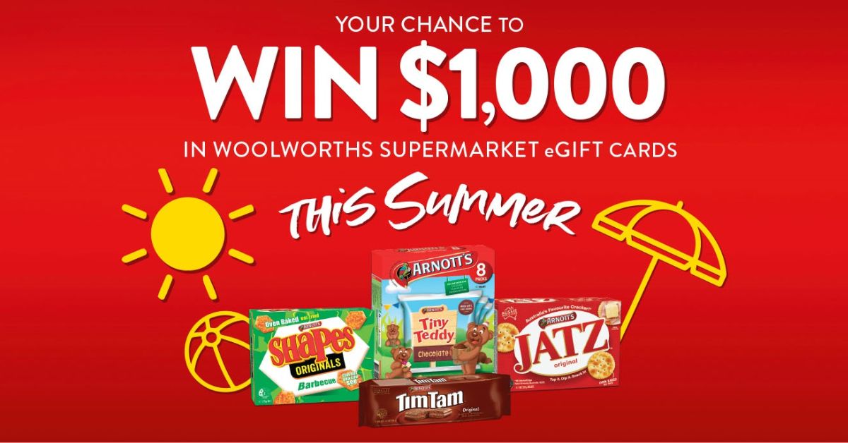 Win Woolworths eGift Cards