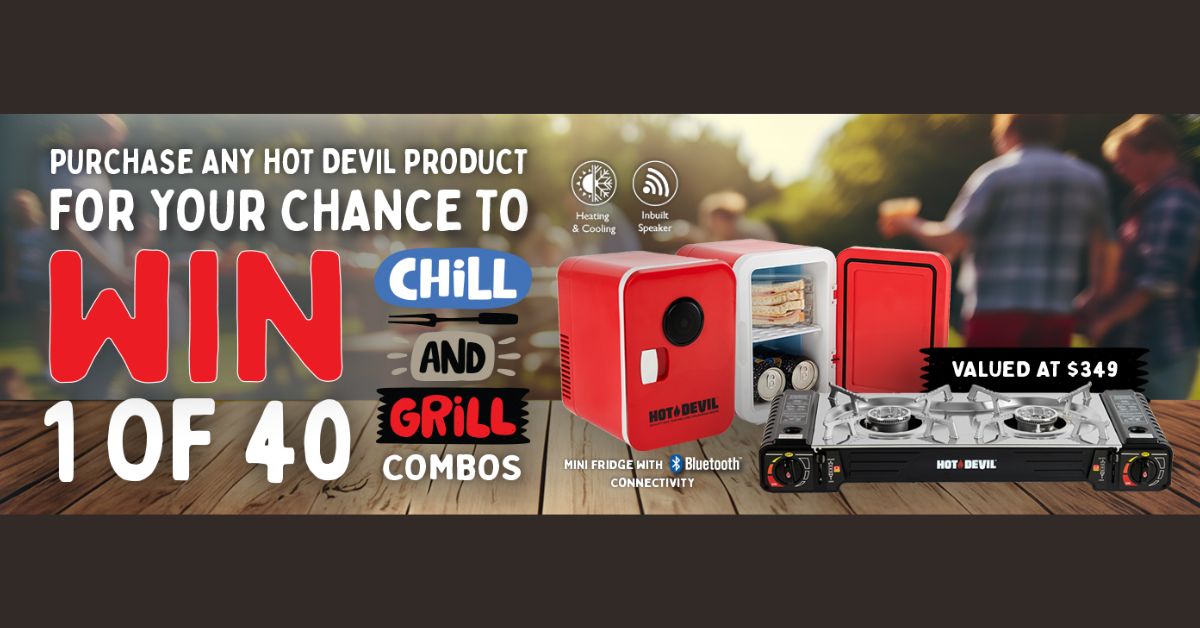 40 Chill & Grill Combo Prize Packs to win - Hot Devil Giveaway