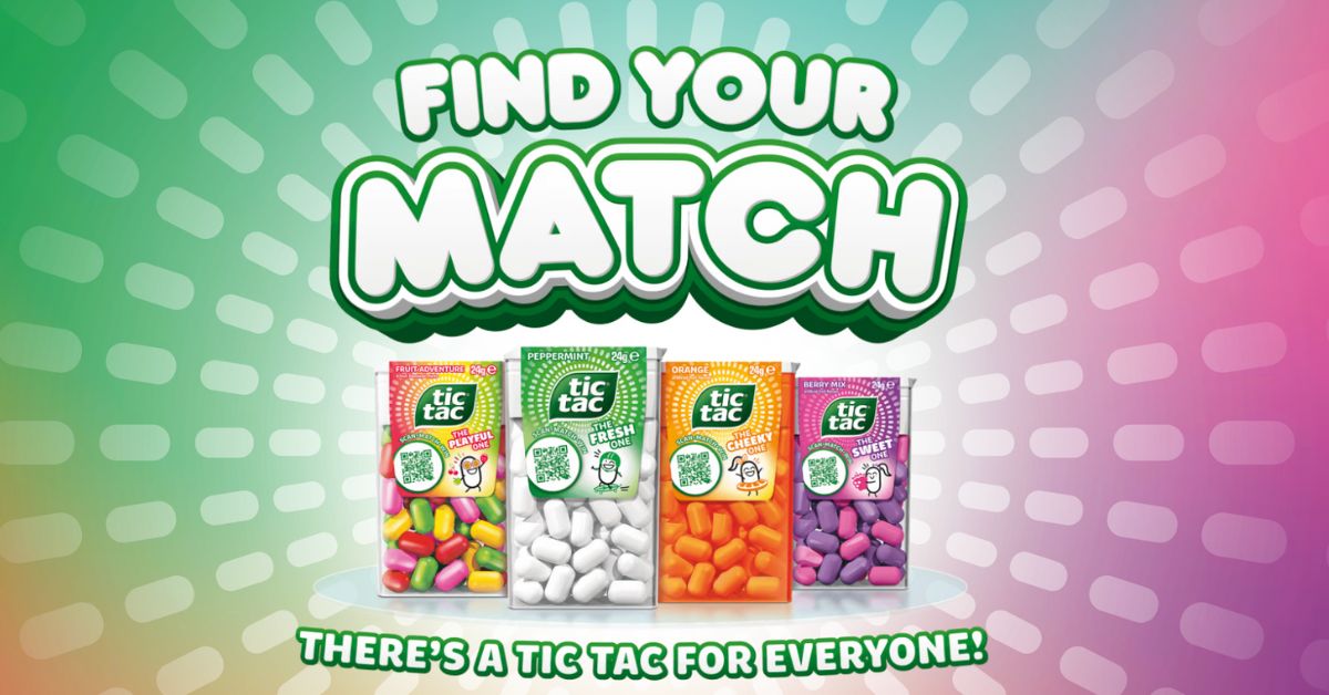 Tic Tac Find Your Match Giveaway - 200 Mastercard Cards to win