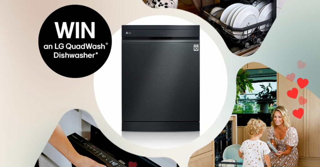 3 LG QuadWash® Dishwasher with TrueSteam3 to win