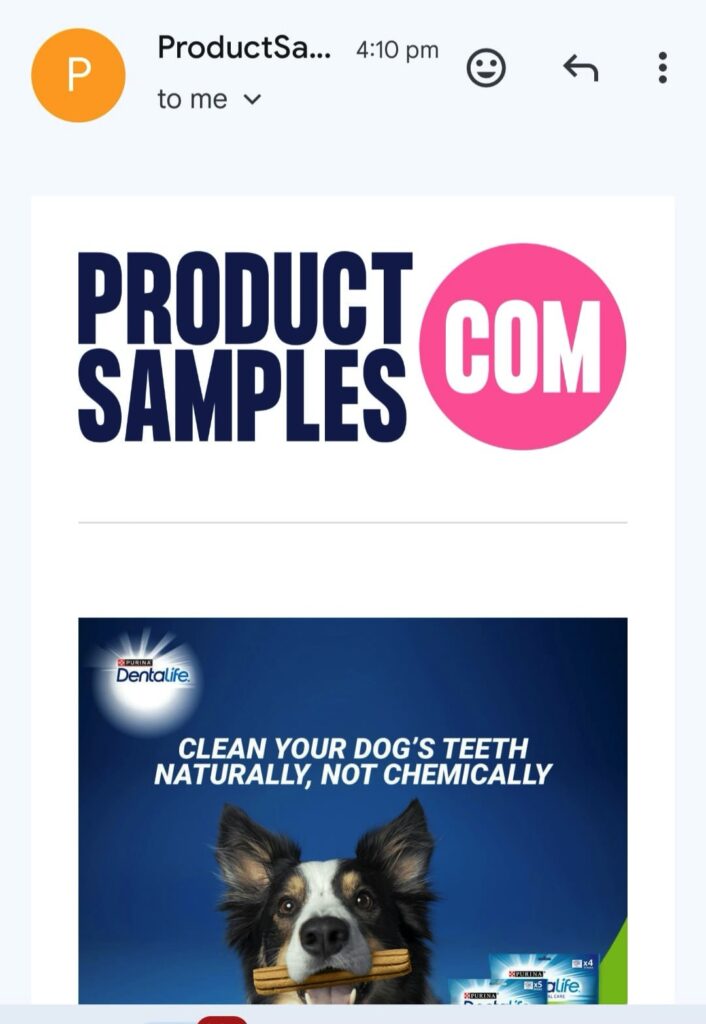Dentalife ActivFresh sample ProductSamples.com