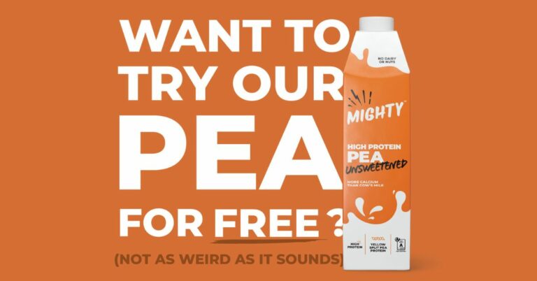 Free MIGHTY Pea Drink