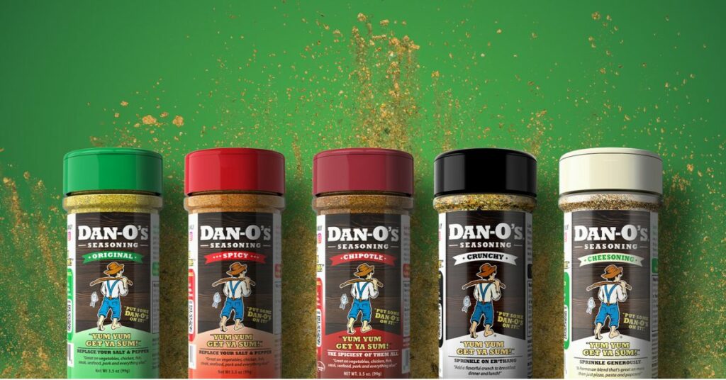 Free bottle of Dan-O's Seasoning